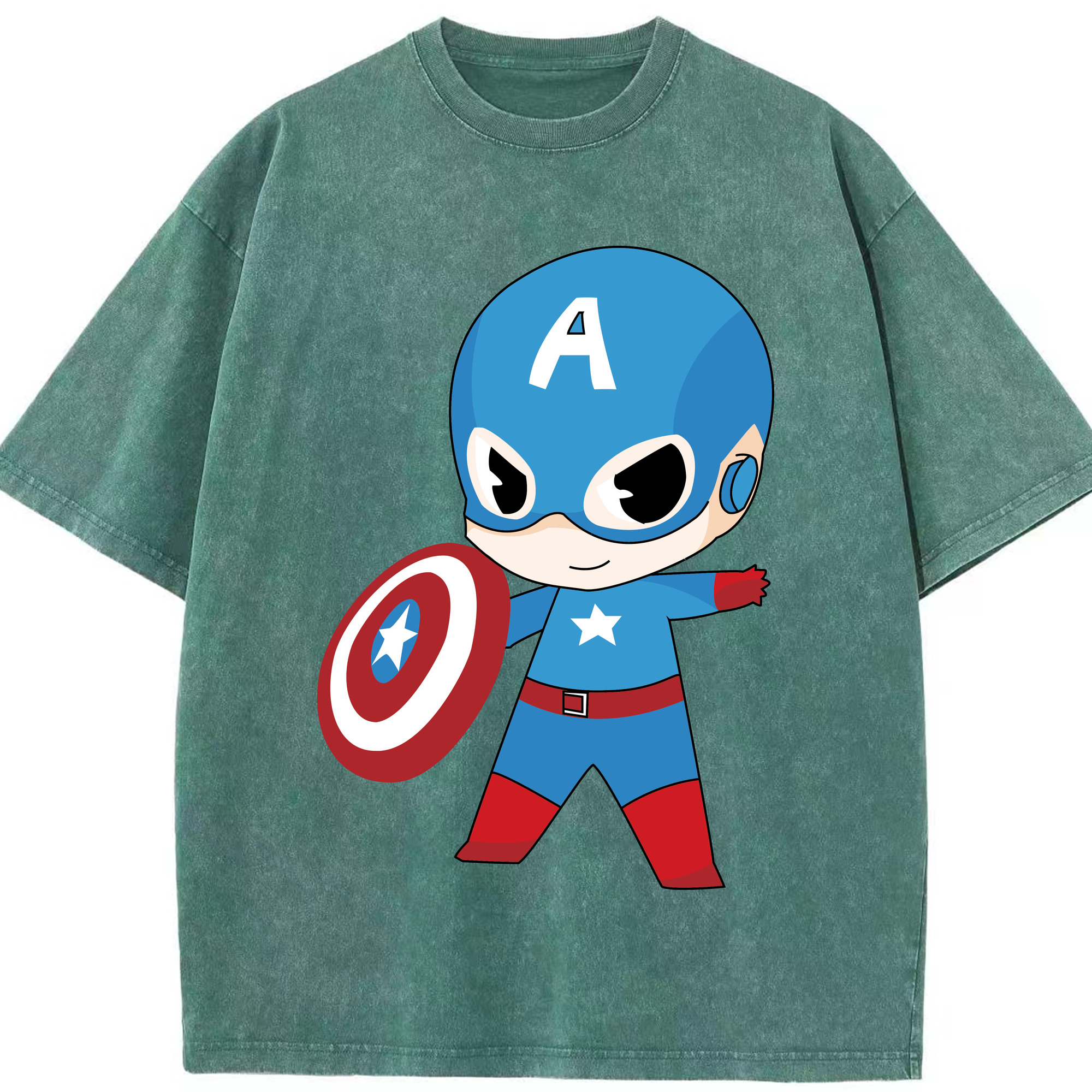 （画像用） アベンジャーズ The Avengers 綿100% ヴィンテージ風 半袖Tシャツ（フロントプリント）